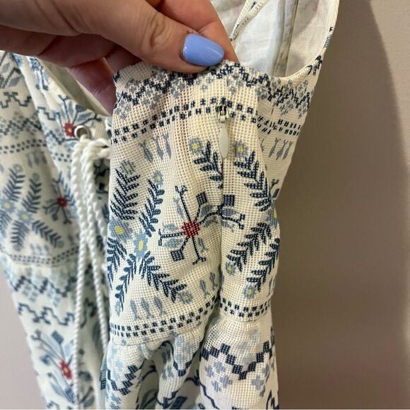 Anthropologie, forever that girl, Lace-up Peplum Tank NWT size medium - Picture 10 of 16